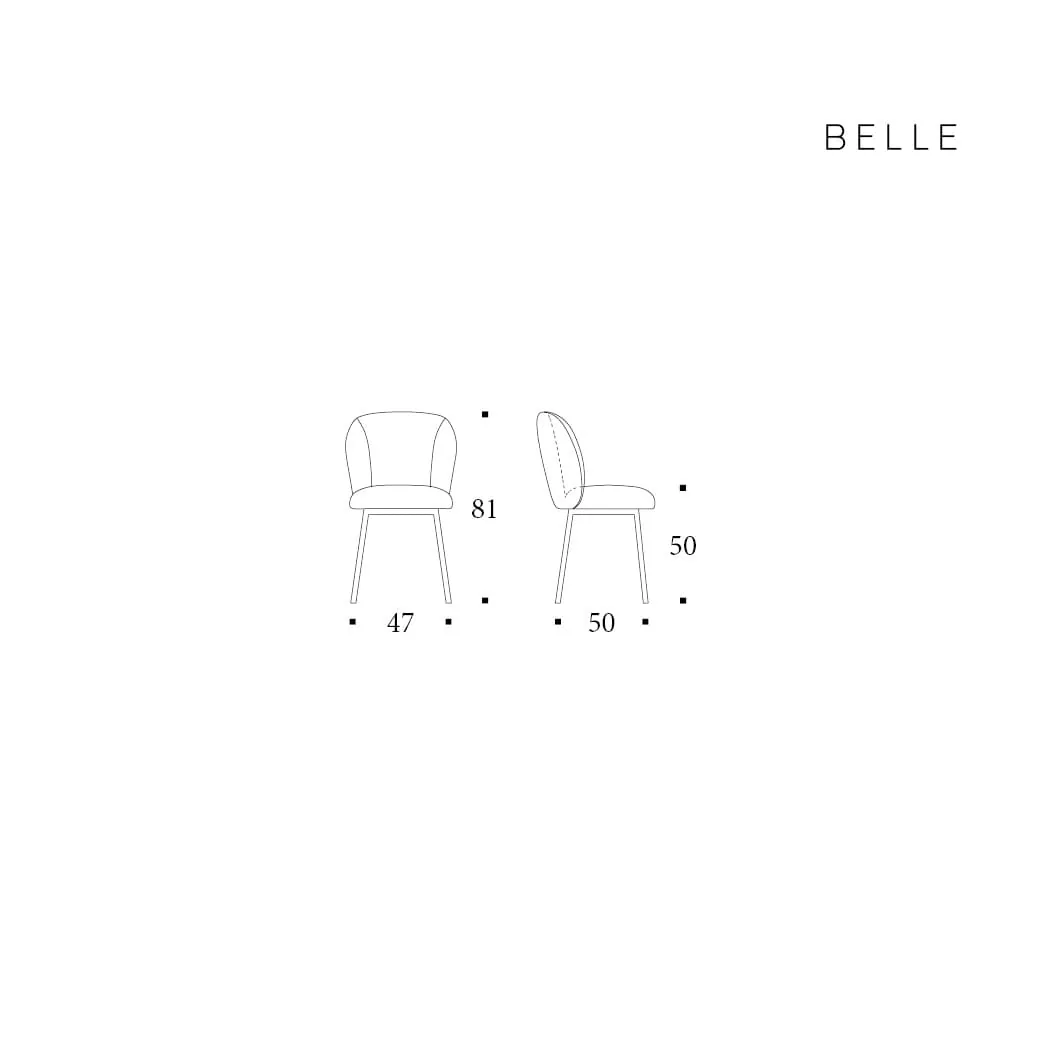 Belle — technische tekening 1