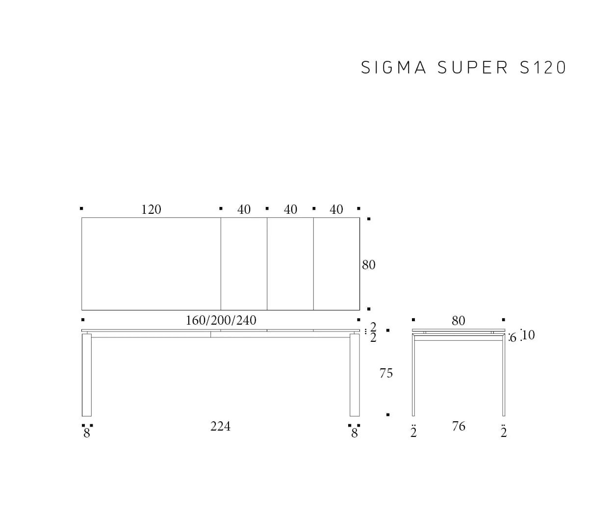 Sigma — technische tekening 4