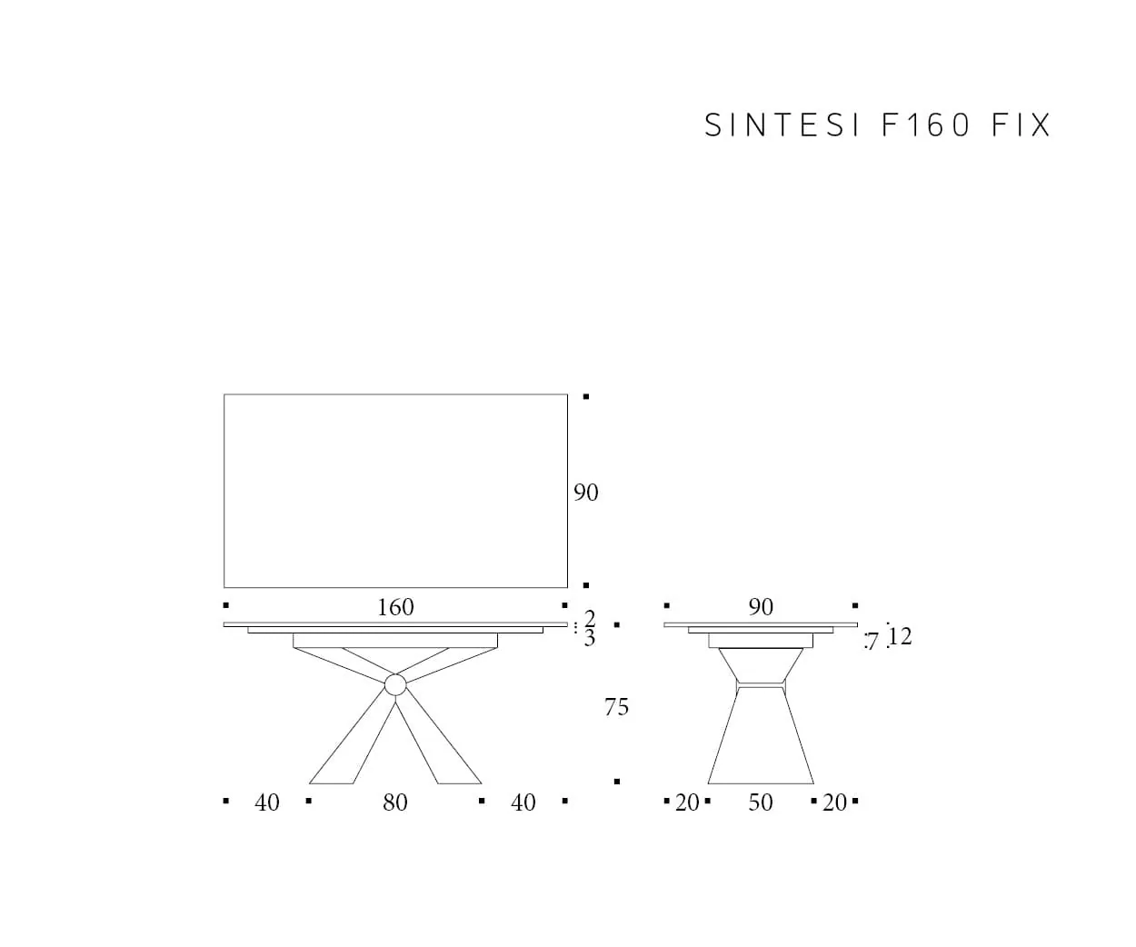 Sintesi — technische tekening 4