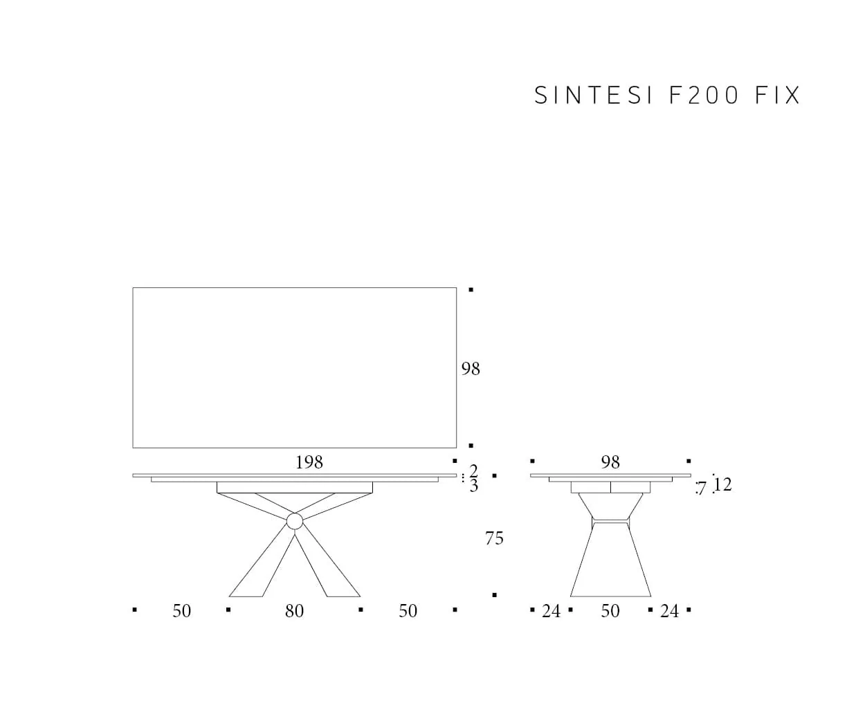 Sintesi — technische tekening 6