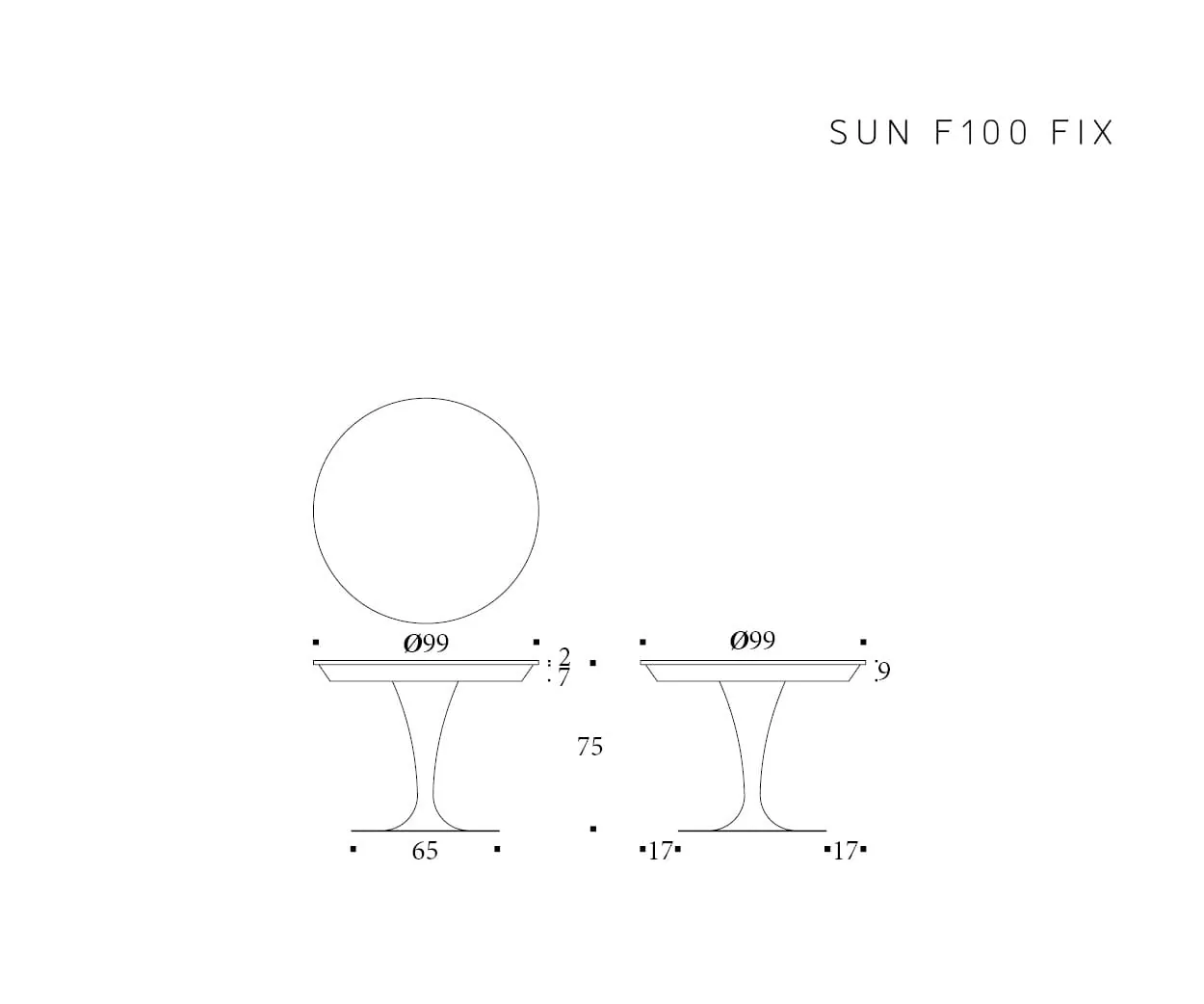 Sun — technische tekening 6
