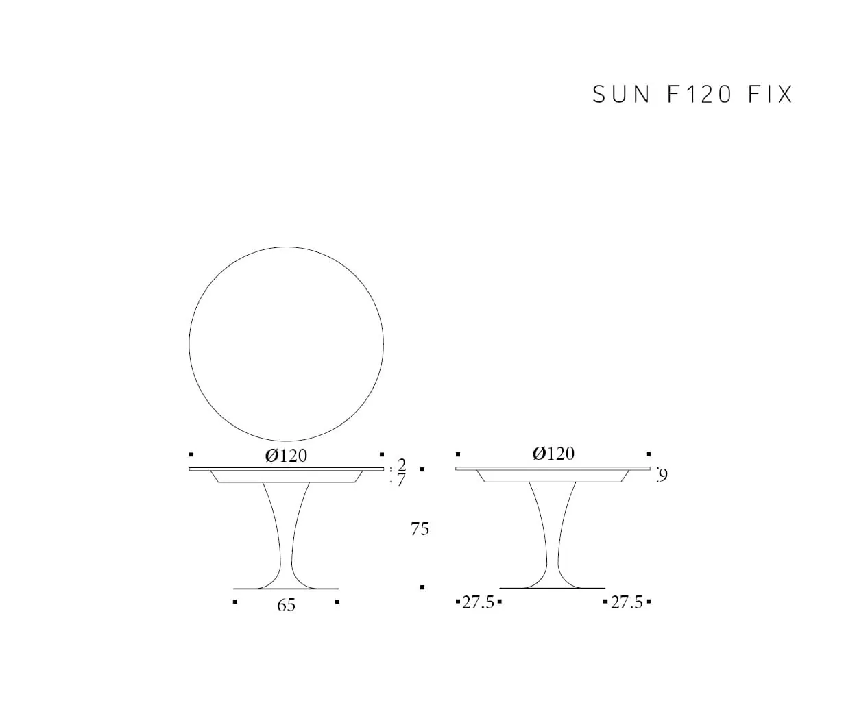 Sun — technische tekening 7