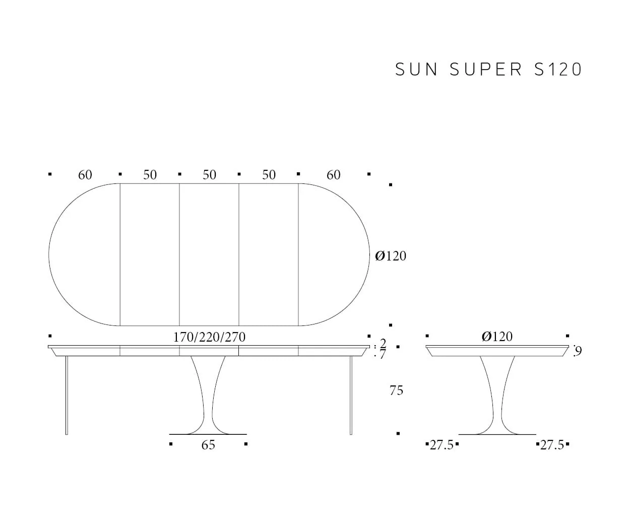 Sun — technische tekening 5