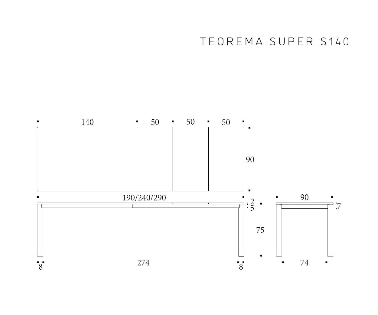 Teorema — technische tekening 5