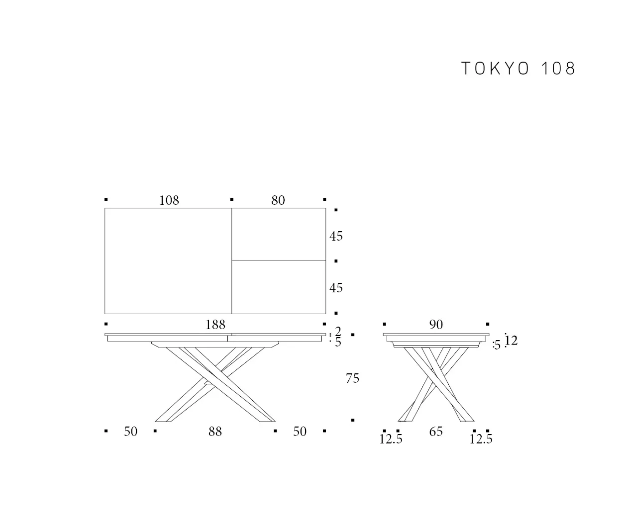 Tokyo — technische tekening 1
