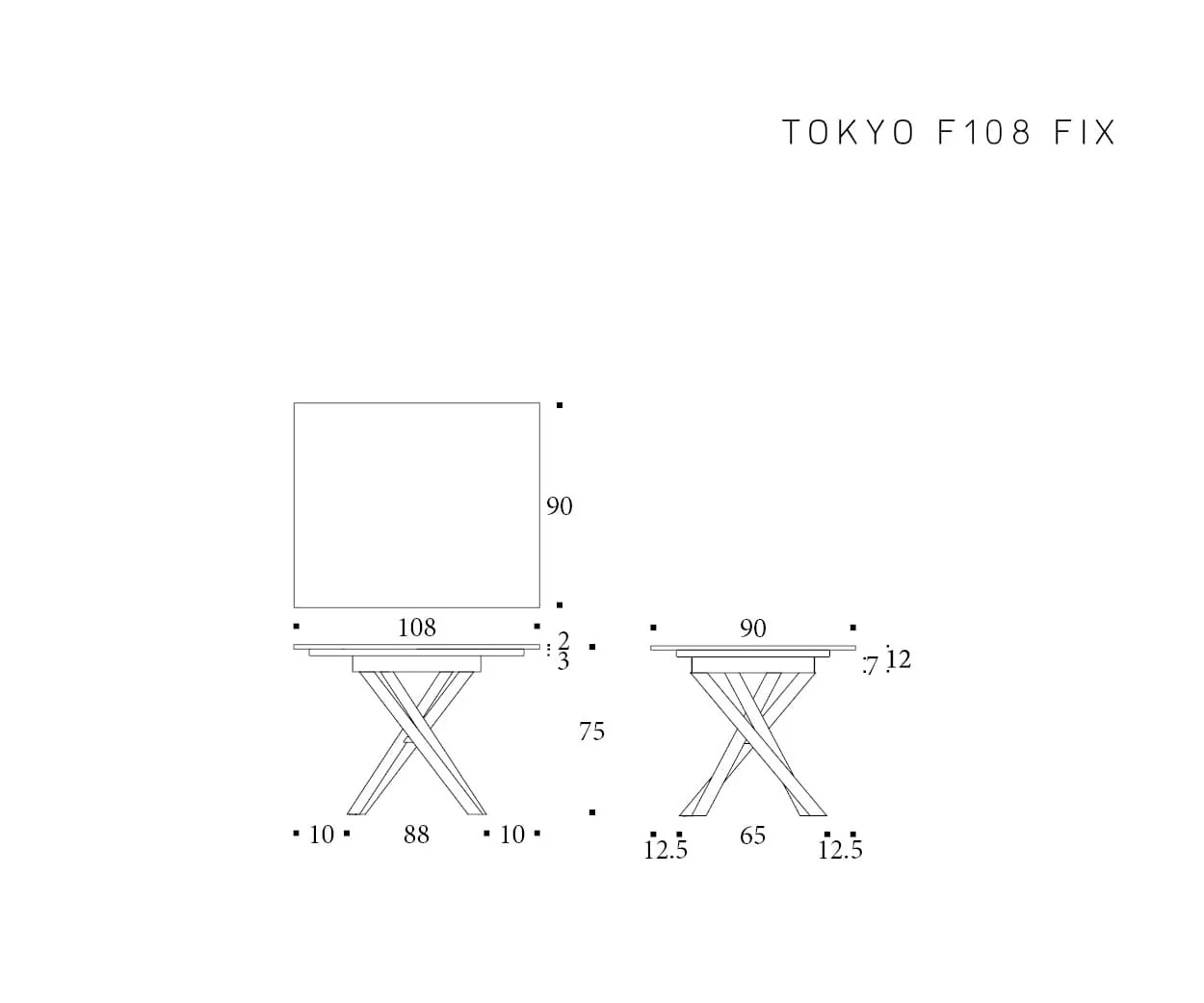 Tokyo — technische tekening 5