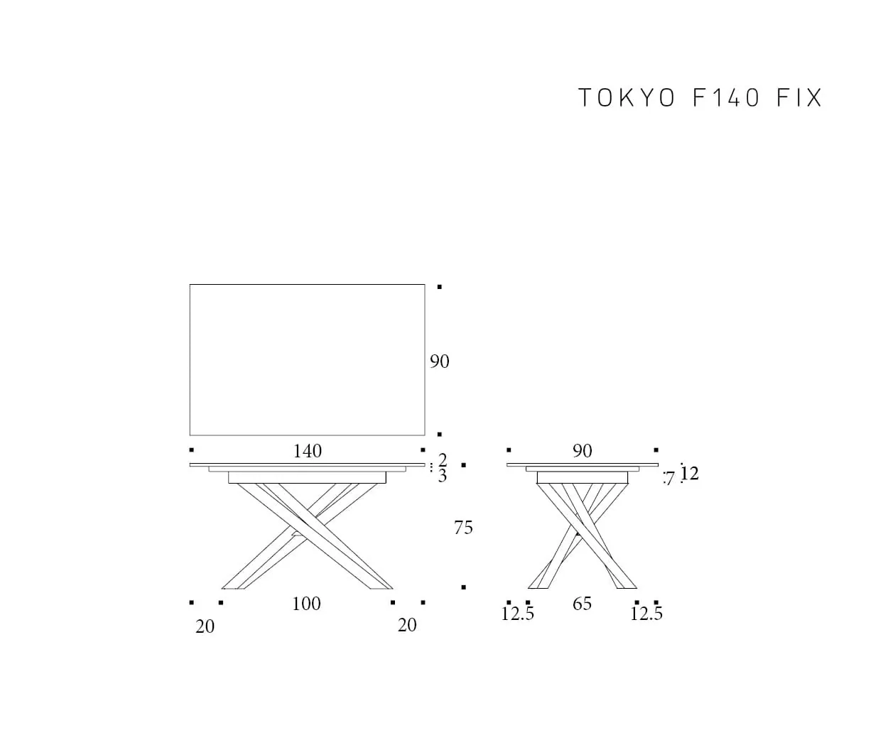 Tokyo — technische tekening 6