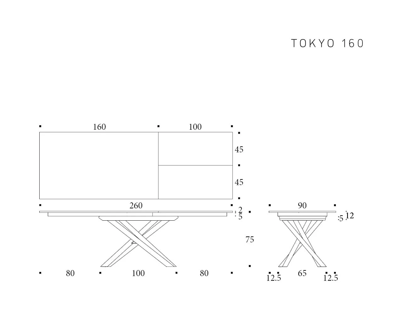 Tokyo — technische tekening 3