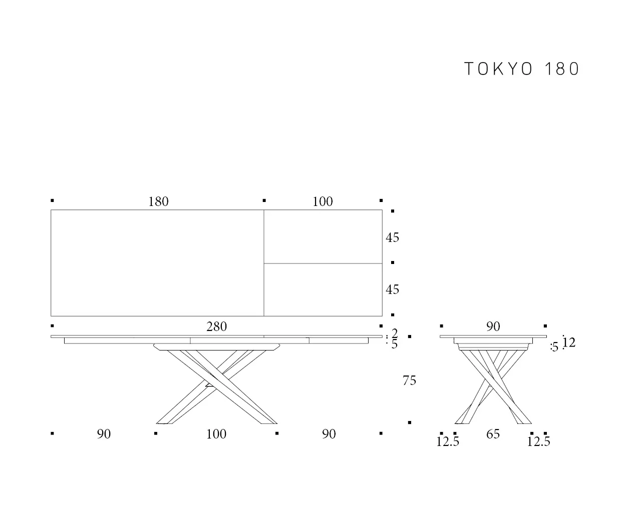 Tokyo — technische tekening 4