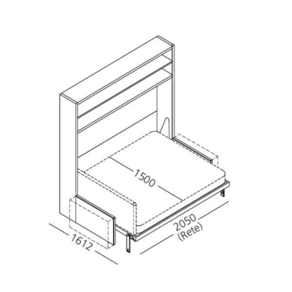 Atena Horizontal — technische tekening 1