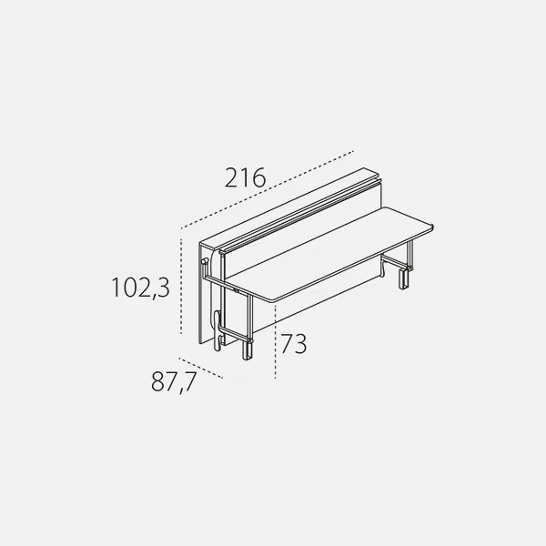 Cabrio In — technische tekening 1