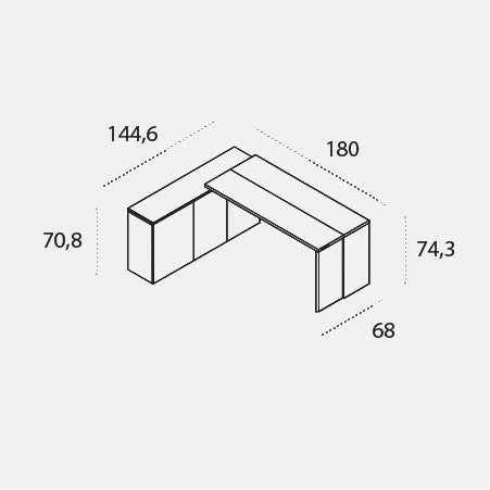 Girò Floor — technische tekening 2