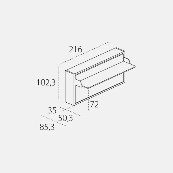 Kali Board — technical drawing 1