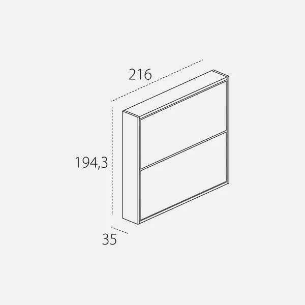 Kali Duo Standard — technische tekening 1