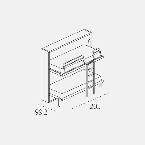 Kali Duo Standard — technische tekening 2