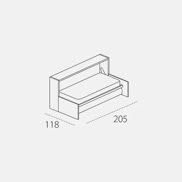 Kali Sofa — technische tekening 2