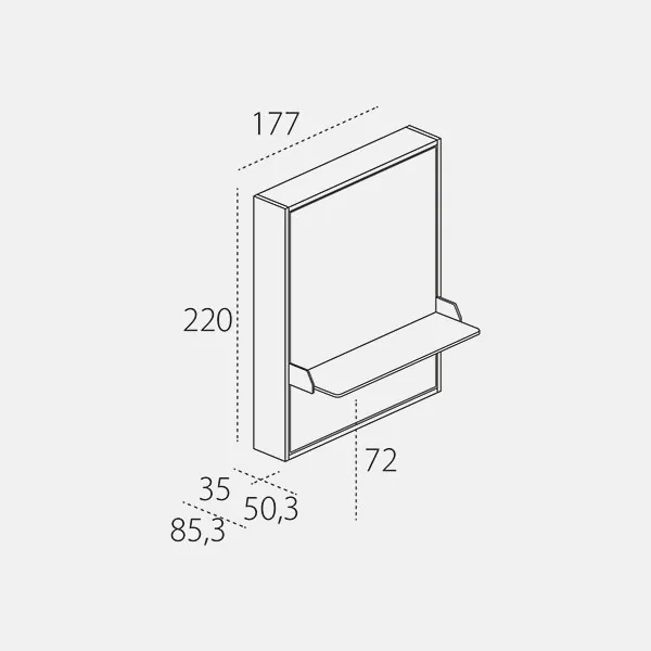 Penelope 2 Board — technische tekening 1