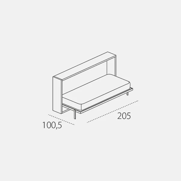 Poppi + Desk — technical drawing 3