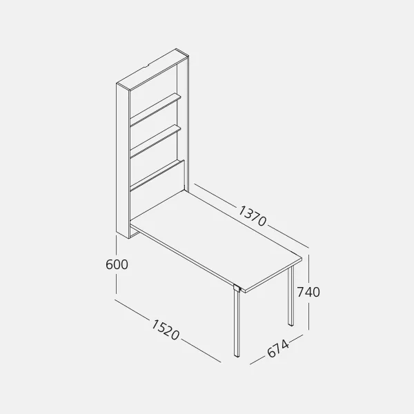Wally Standard — technische tekening 2
