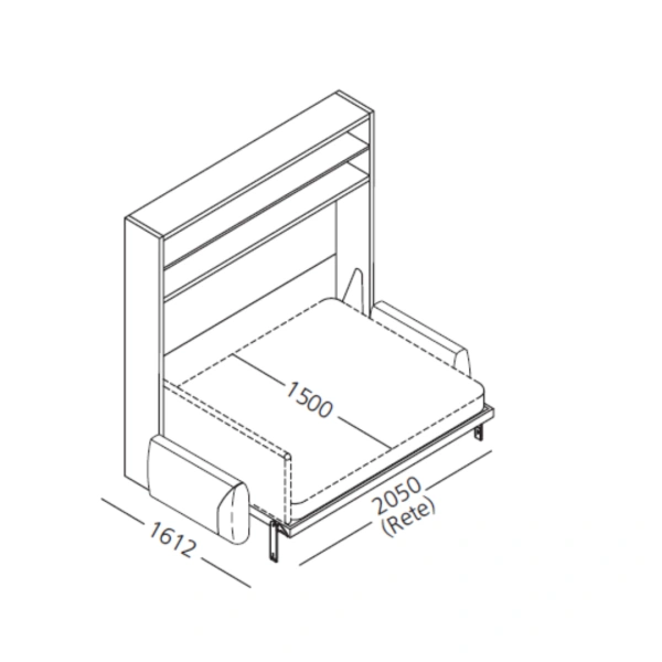 Minerva Horizontal — technische tekening 1