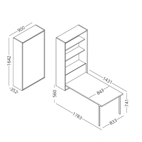 Wally Maxi — technische tekening 1