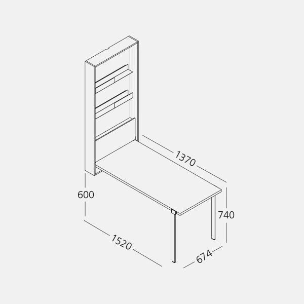 Wally Office — technische tekening 2