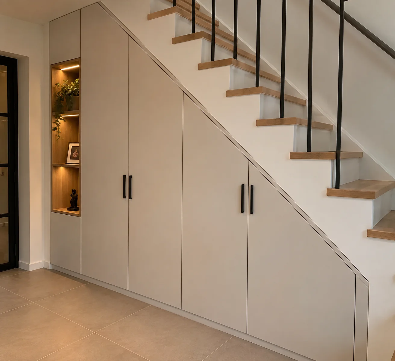 Understairs cupboards